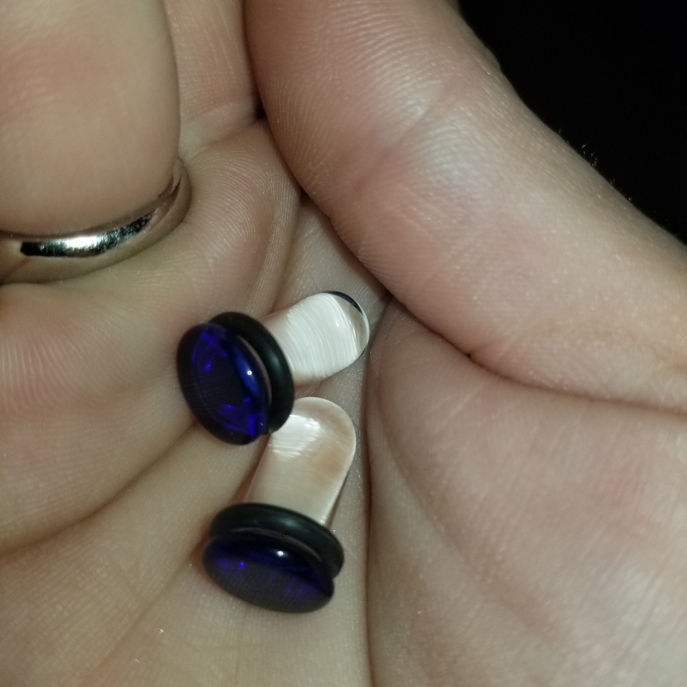 8mm Pyrex glass plugs